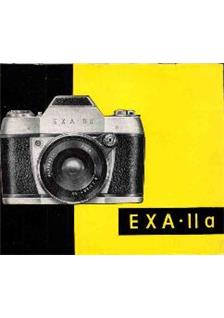 Ihagee Exa 2 a manual. Camera Instructions.